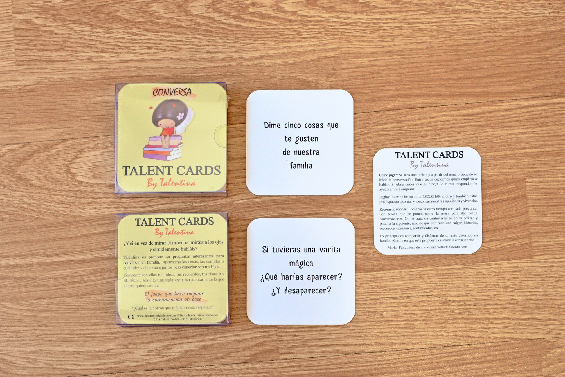 Talent Cards juego - Conversa